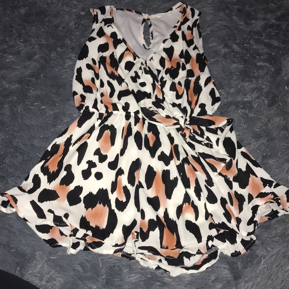 Cheetah Romper